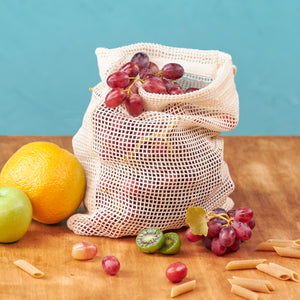 Organic cotton produce bags 5-pack
