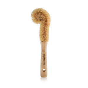 untrashy bottle cleaning brush made of sisal fibre and a bamboo handle