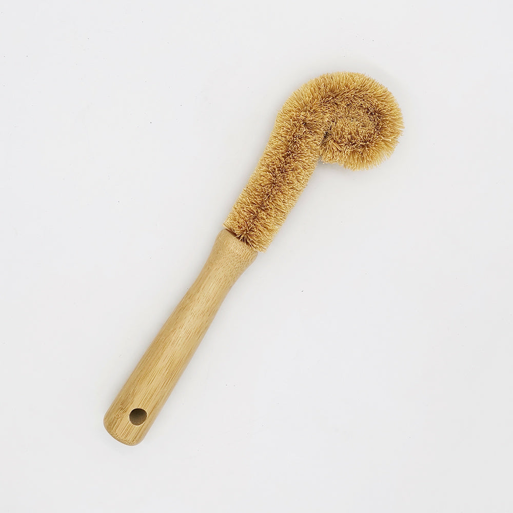 Bamboo wooden bottle cleaning brush